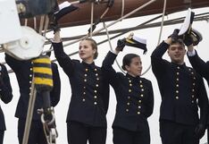La princesa Leonor llegó al Callao a bordo del buque escuela Juan Sebastián Elcano