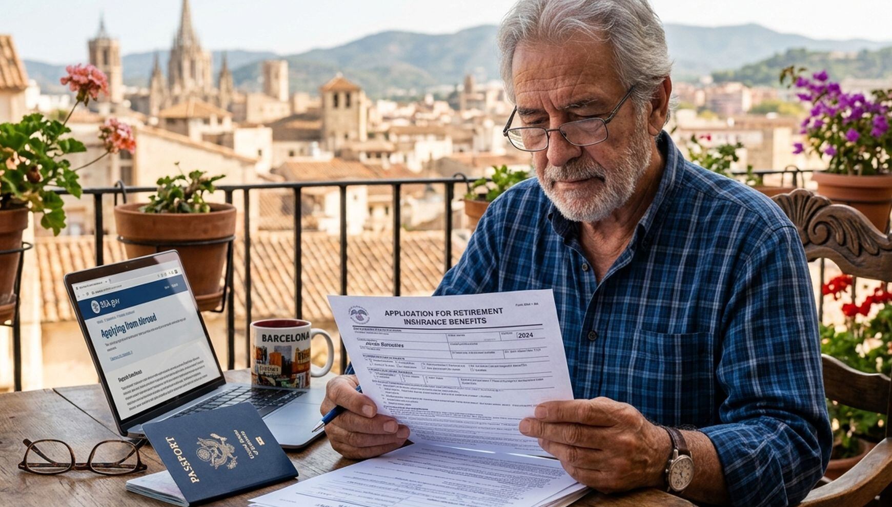 Antes de solicitar tus beneficios del Seguro Social desde el extranjero, revisa qué documentos necesitas, cuáles son las opciones disponibles y qué restricciones podrían aplicar (Foto: Imagen creada por Gestión MIX usando Gemini)