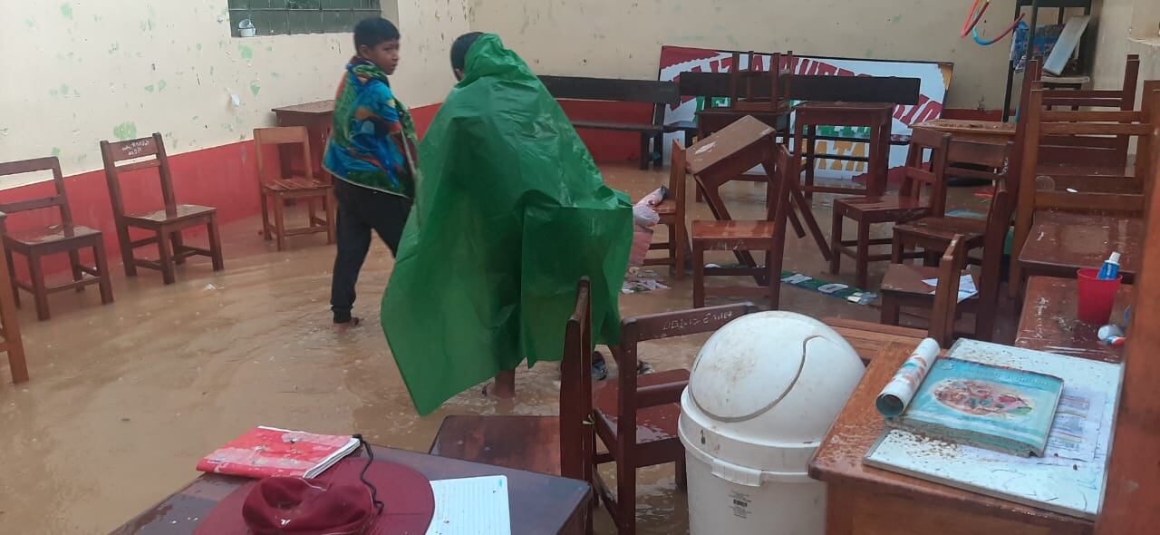 Fuertes lluvias en Puno ocasionaron inundaciones y colapso de casas y colegios. Foto: Andina.
