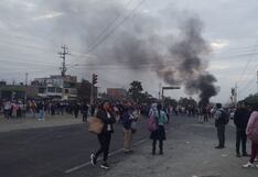 Paro en La Libertad: Mininter condena ataque a policías en bloqueo de la Panamericana Norte