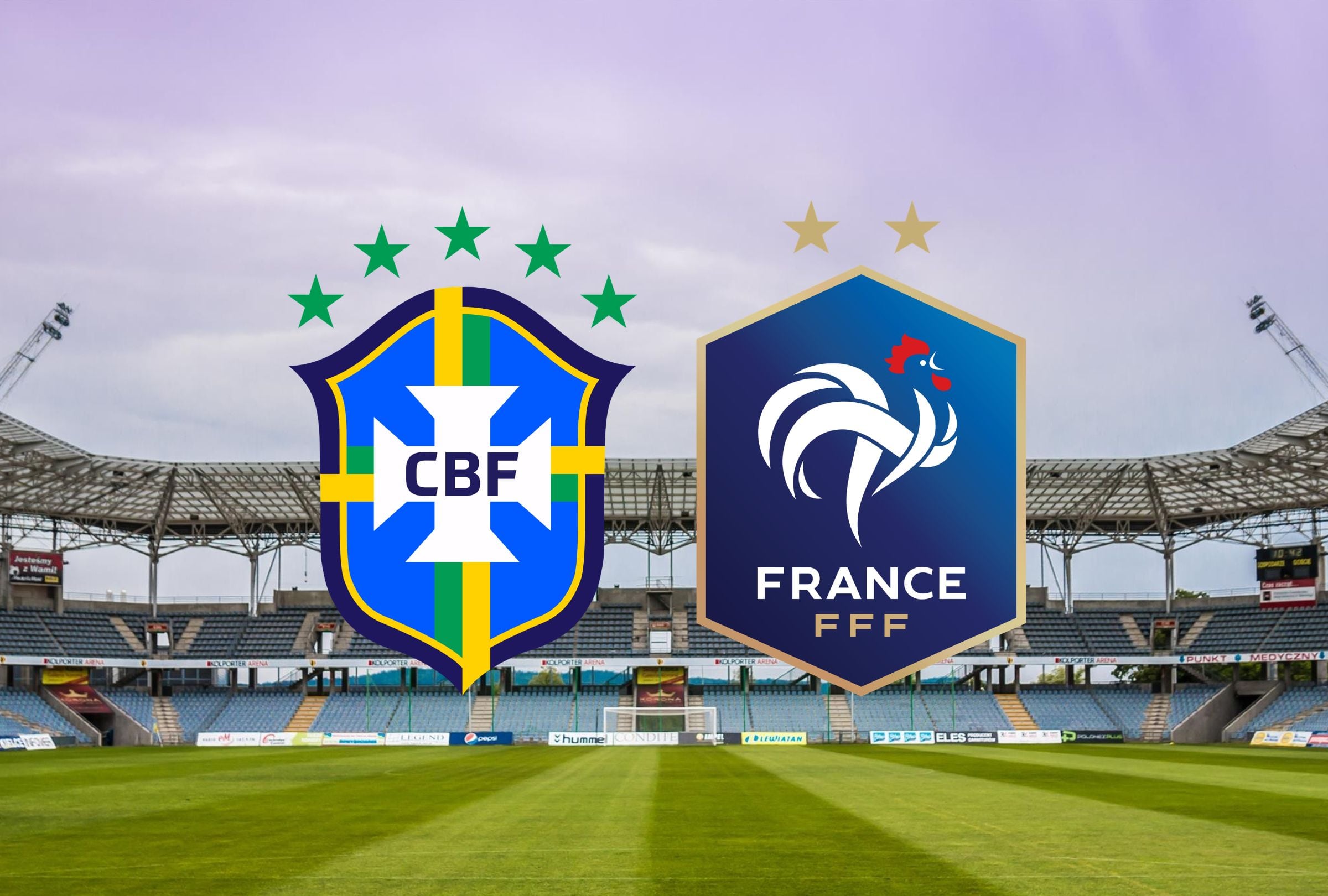 Revisa esta nota para que sepas a qué hora juega y qué canal transmite el Brasil vs. Francia por un amistoso previo a la Copa Mundial FIFA 2026. (Foto: Composición Gestión Mix)