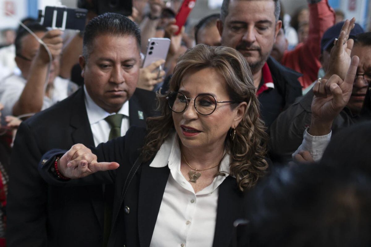 Sandra Torres, candidata presidencial por el partido UNE ( Foto: AP)