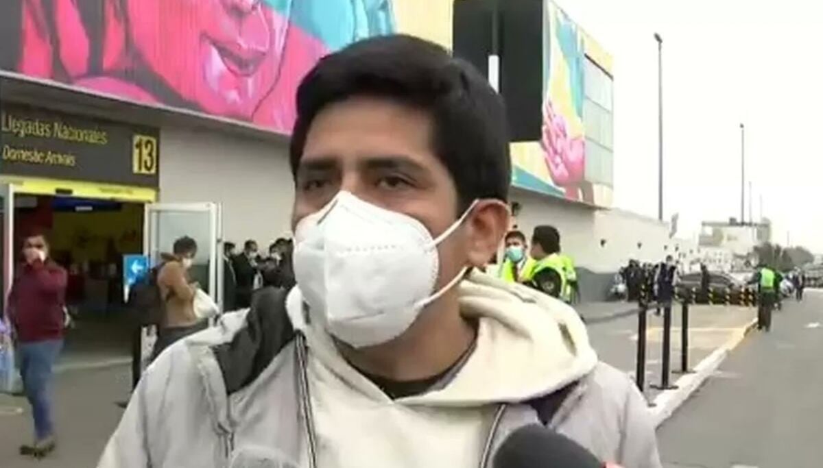 El periodista Eduardo Quispe arribó a Lima este jueves. Ha dicho que no denunció el hecho ayer ante la fiscalía de Cajamarca debido a que la prioridad era salir del lugar de los hechos y ponerse a buen recaudo.(Captura video Canal N)