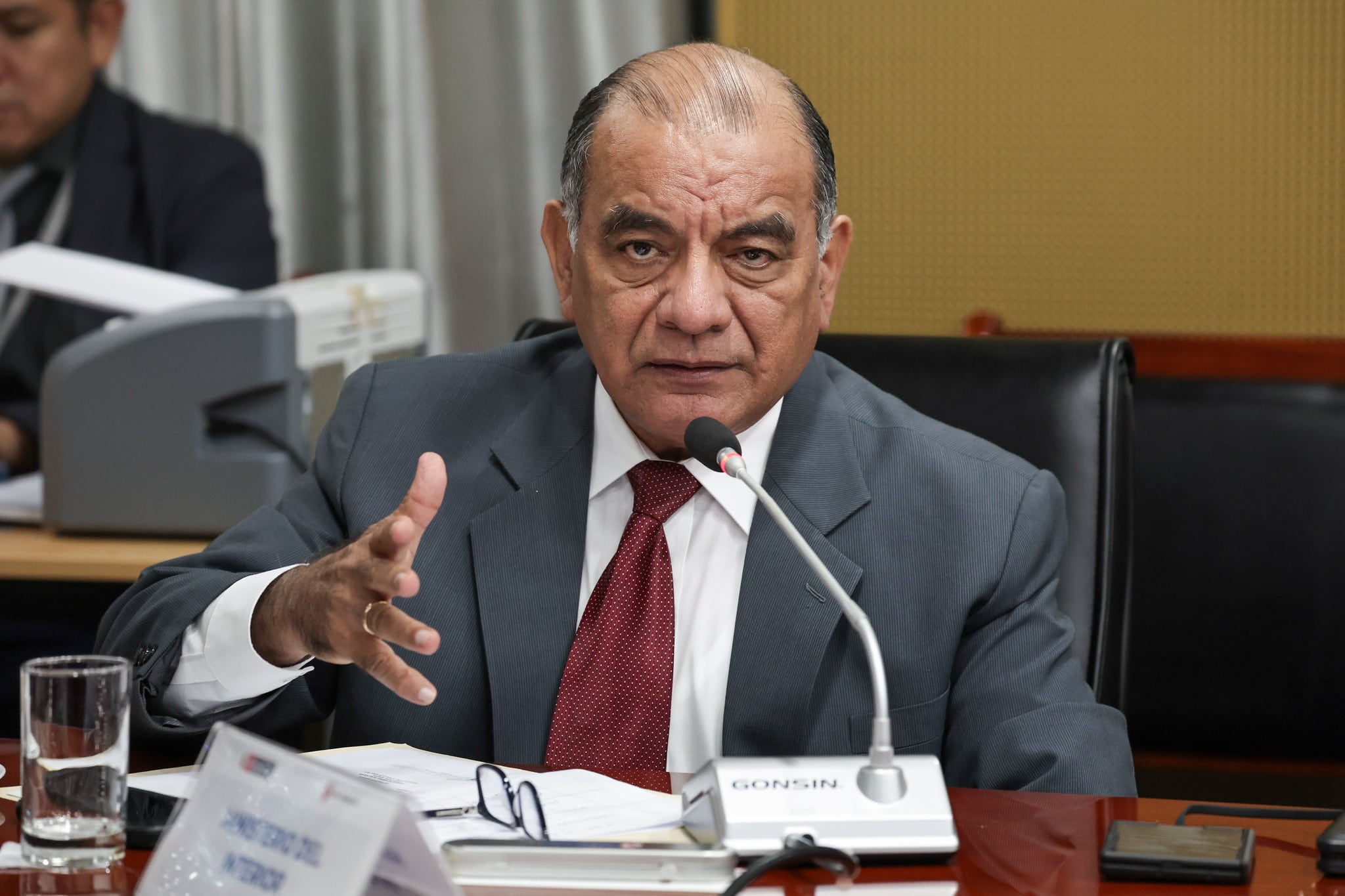 El ministro del Interior, César Astudillo, indicó que dio por superado el incidente ocurrido en el Congreso y mencionó que sus labores se concentran en tareas de seguridad. (Foto: PCM)