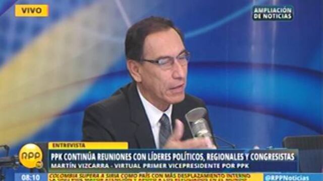 Martín Vizcarra: Pese a discrepancias, Frente Amplio aceptará a Alfredo Thorne en el MEF