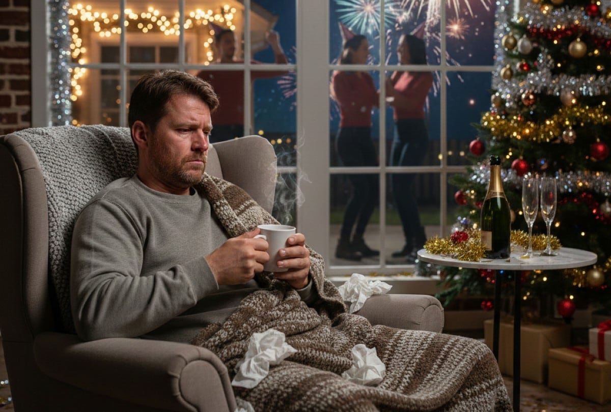 Los casos de gripe aumentan en EE.UU. justo antes de Año Nuevo 2026. | Crédito: Imagen creada por Gestión Mix usando la IA de Gemini