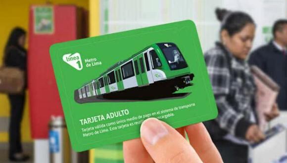 Tarjeta del Metro de Lima. (Foto: ATU)