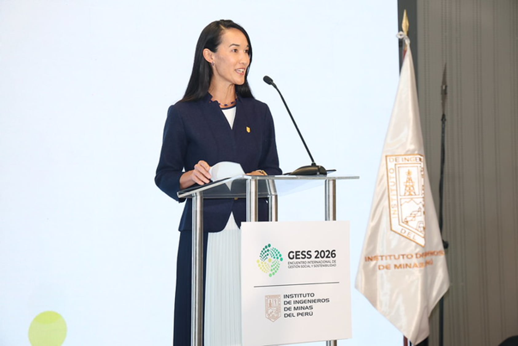 La presidenta del GESS 2026, Tamiko Hasegawa, remarcó que la minería del futuro necesitará equipos multidisciplinarios con economistas, ingenieros ambientales, abogados y expertos en sostenibilidad. Foto: IIMP