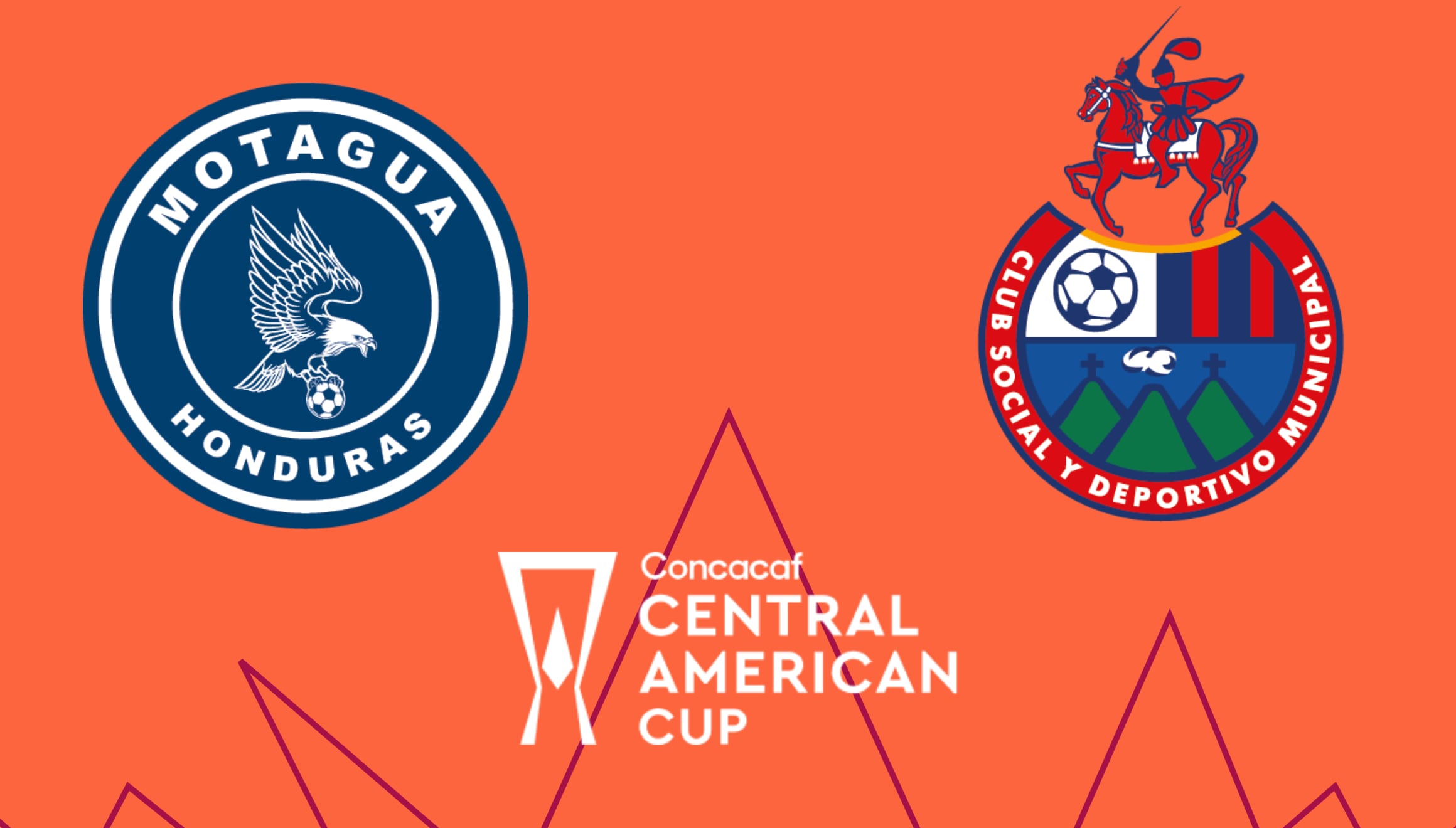 Motagua de Honduras y Municipal de Guatemala disputan el balón en la Copa Centroamericana 2026, duelo decisivo emitido por señales de TV y streaming en Estados Unidos. | Crédito: concacaf.com / Composición Gestión Mix