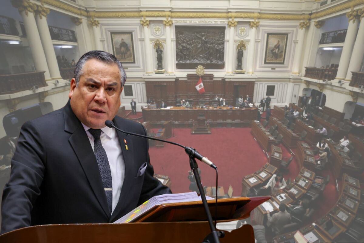 Gustavo Adrianzén enfrentará una moción de censura en su contra por su labor como PCM en la reacción al atentado en Pataz. Composición: Gestión.