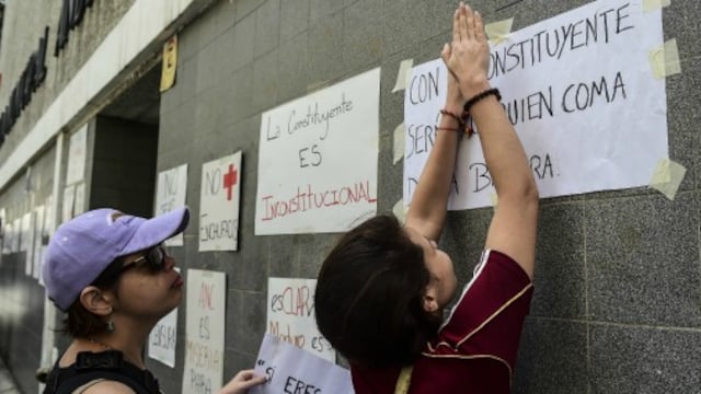 A contrarreloj, opositores venezolanos intentan frenar Constituyente