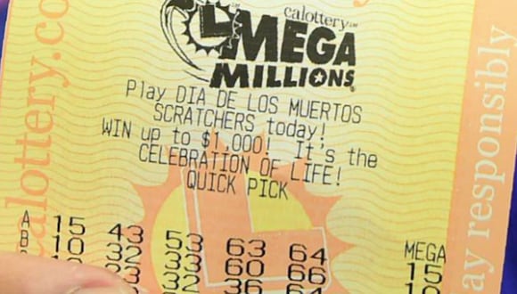 Mega Millions es una popular lotería de Estados Unidos (Foto: AFP)