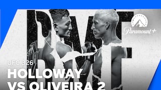 ▷ VER Paramount Plus EN VIVO | Transmisión de la pelea del UFC 326: Holloway vs. Oliveira 2 en directo