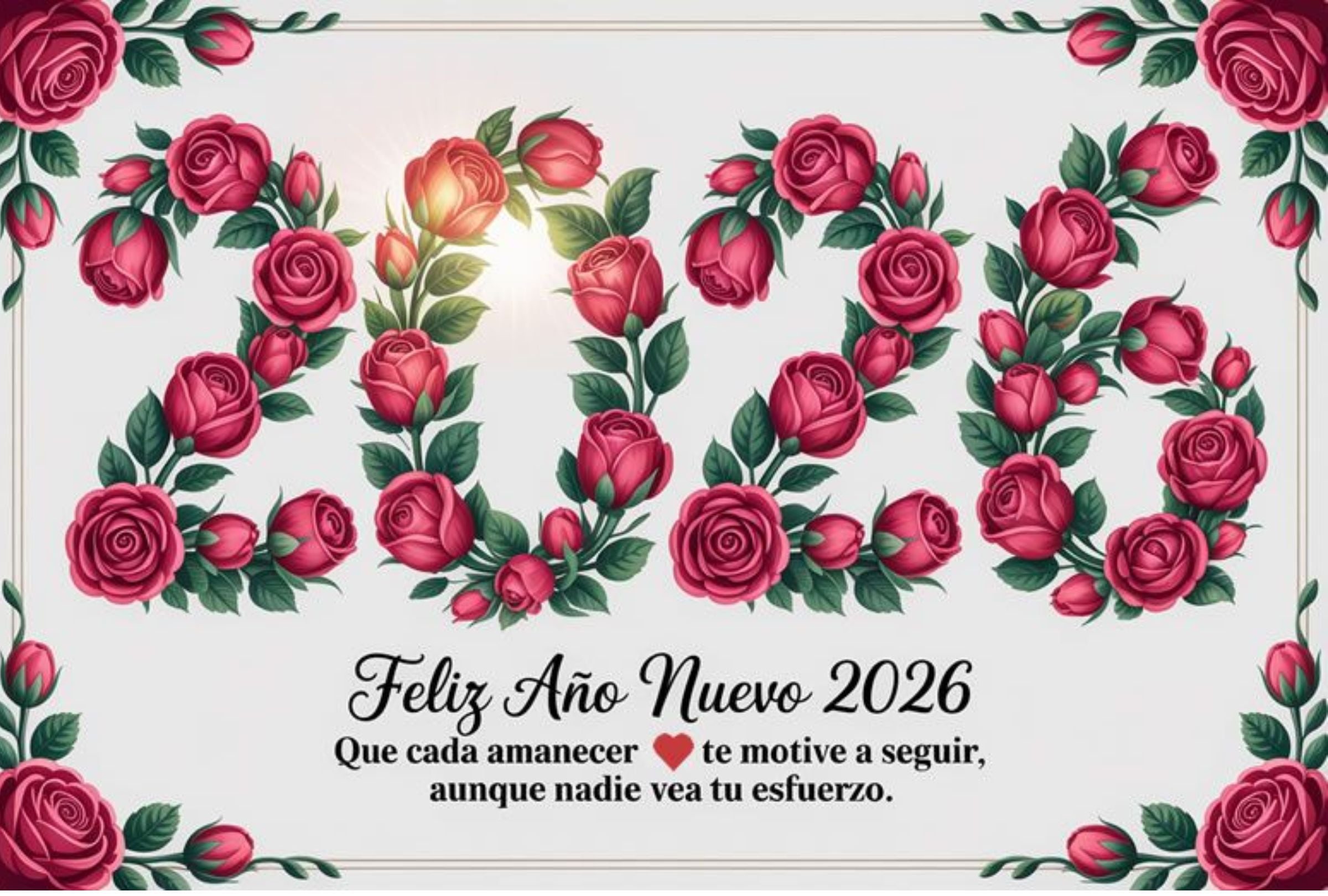 ESTADOS UNIDOS, 31/12/2025.- Que el 2026 derrame sobre ti fortuna, buenas noticias y sorpresas lindas. FOTO DE PINTEREST.COM