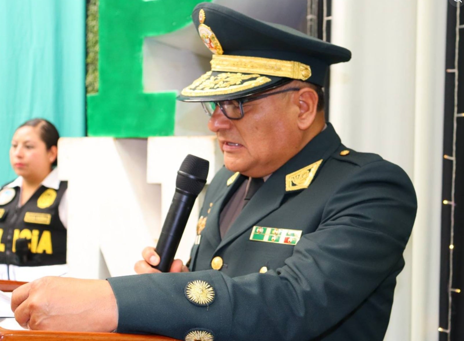 Benito Cabrera Quispe, nuevo jefe de la DINI. (Foto: Región Policial Huancavelica)