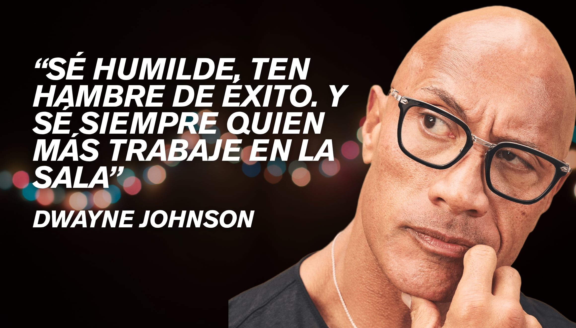 El actor estadounidense Dwayne 'The Rock' Johnson reafirma la importancia de la humildad, la ética de trabajo y la disciplina para triunfar en Hollywood. | Crédito: @therock / Instagram / Composición Gestión Mix