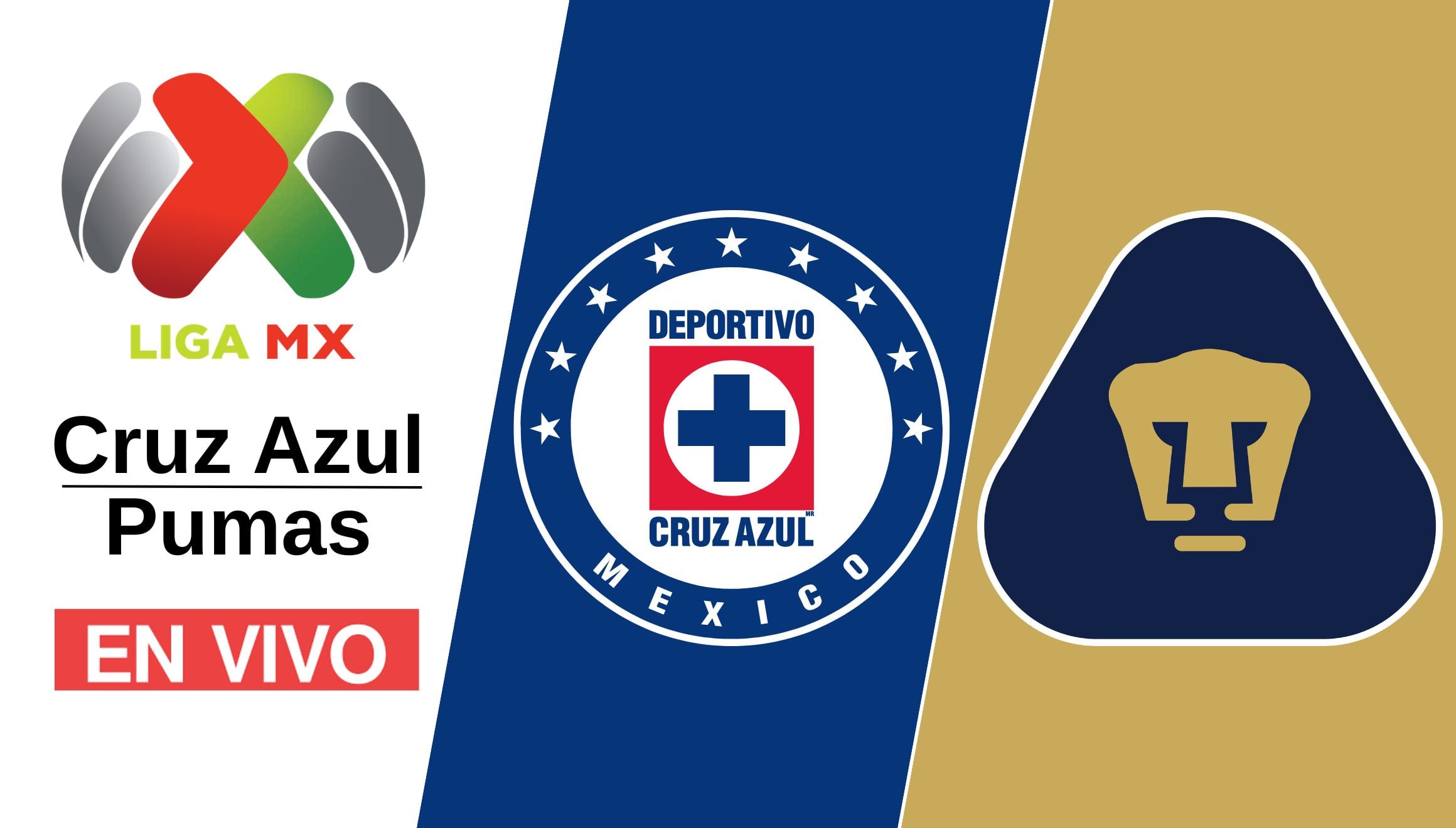Conoce la hora exacta y canales de TV para ver la final de ida entre Cruz Azul vs. Pumas EN VIVO EN DIRECTO este jueves 21 de mayo por el Clausura de la Liga MX. (Foto: Composición Gestión Mix)