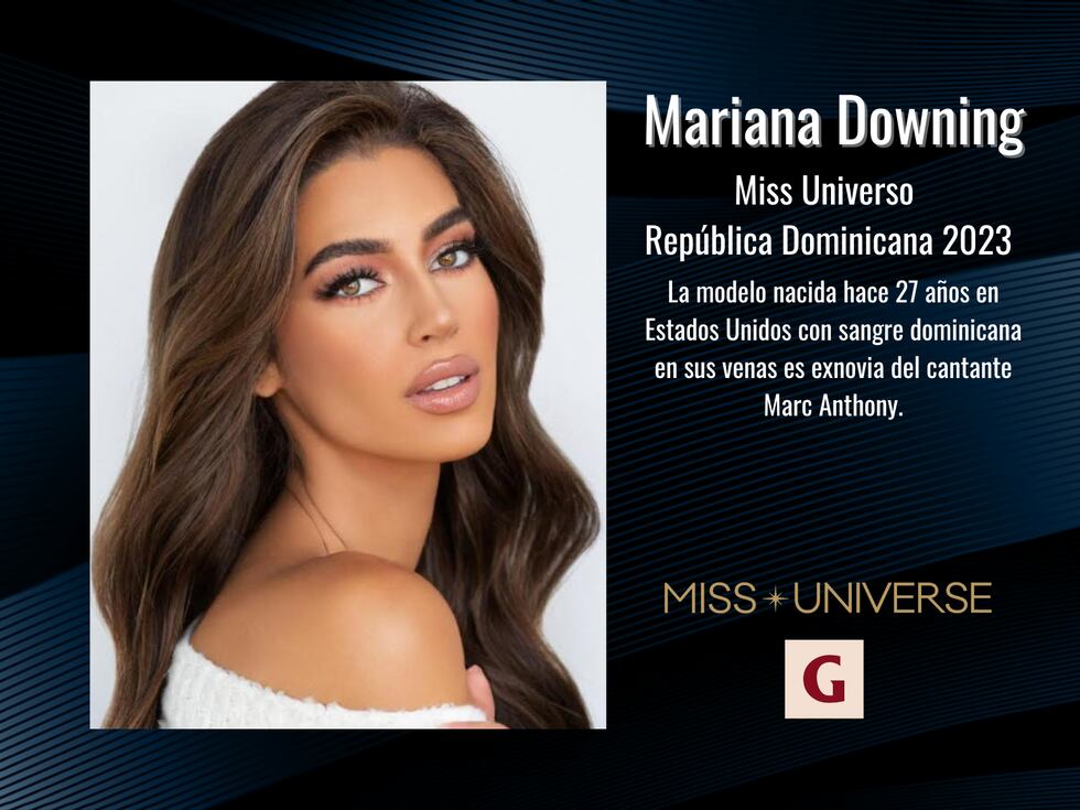 Mariana Isabel Downing es una modelo nacida hace 27 años en Estados Unidos con sangre dominicana en sus venas. Es exnovia del cantante Marc Anthony.