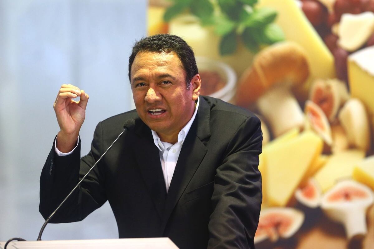 Ángel Manero se pronuncia ante posibles protestas durante la APEC. Foto: GEC.