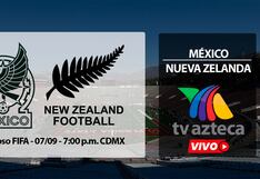TV Azteca 7 transmitió el partido México 3-0 Nueva Zelanda (07/09/2024)