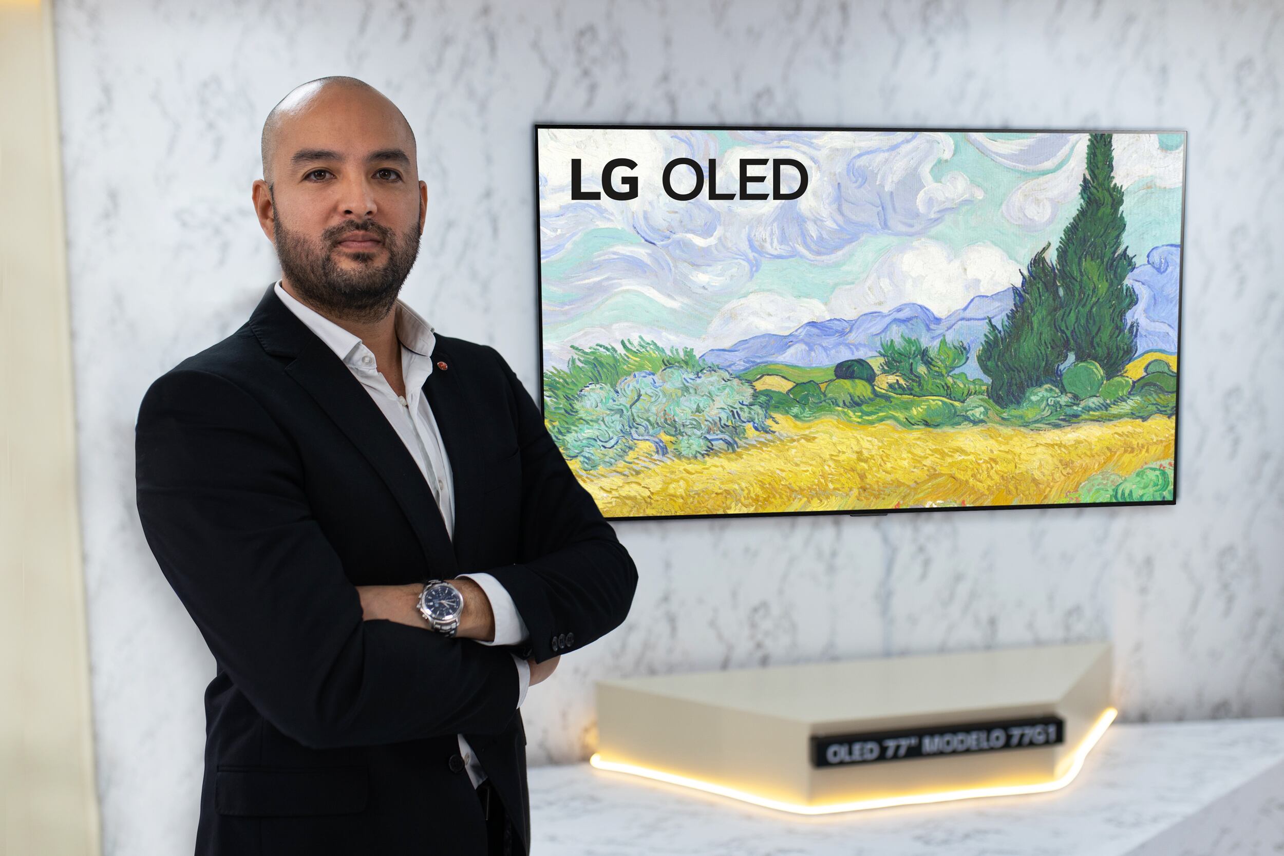 Fernando Novoa, director de ventas de LG Perú, reveló que la estrategia de la compañía en la categoría de televisores no se centrará en reducción de precios sino en la diferenciación de productos. (Foto: Difusión)