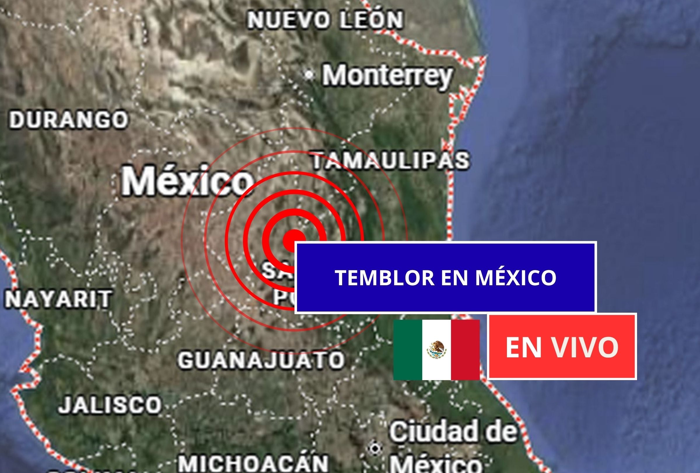 Sigue el reporte oficial del Servicio Sismológico Nacional (SSN) sobre los últimos temblores registrados en México hoy, martes 25 de agosto de 2026. (Imagen creada con foto de Google Maps para Gestión Mix)