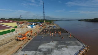 Construcción de puerto de Yurimaguas concluiría máximo el 27 de julio