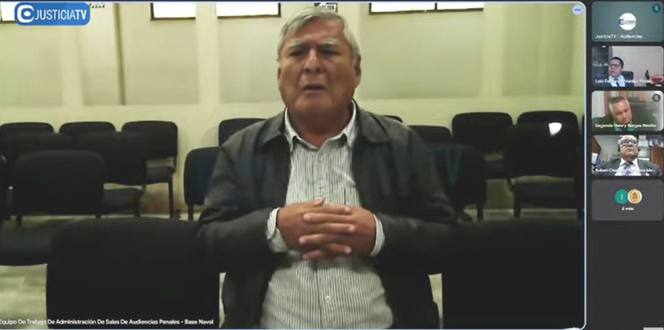 Juzgado declaró inaplicable excepción de prescripción de la acción penal presentada por su defensa.(Foto: Justicia TV)