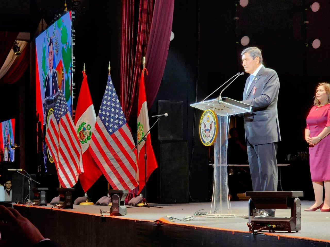 El jefe del Gabinete destacó la buena relación bilateral entre Perú y Estados Unidos, especialmente en materia comercial. Foto: Difusión.