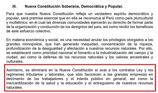 Captura: Plan de Gobierno de Juntos por el Perú