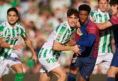 Resumen Barcelona 2-2 Betis: goles y lo mejor del empate por la Jornada 17 de LaLiga