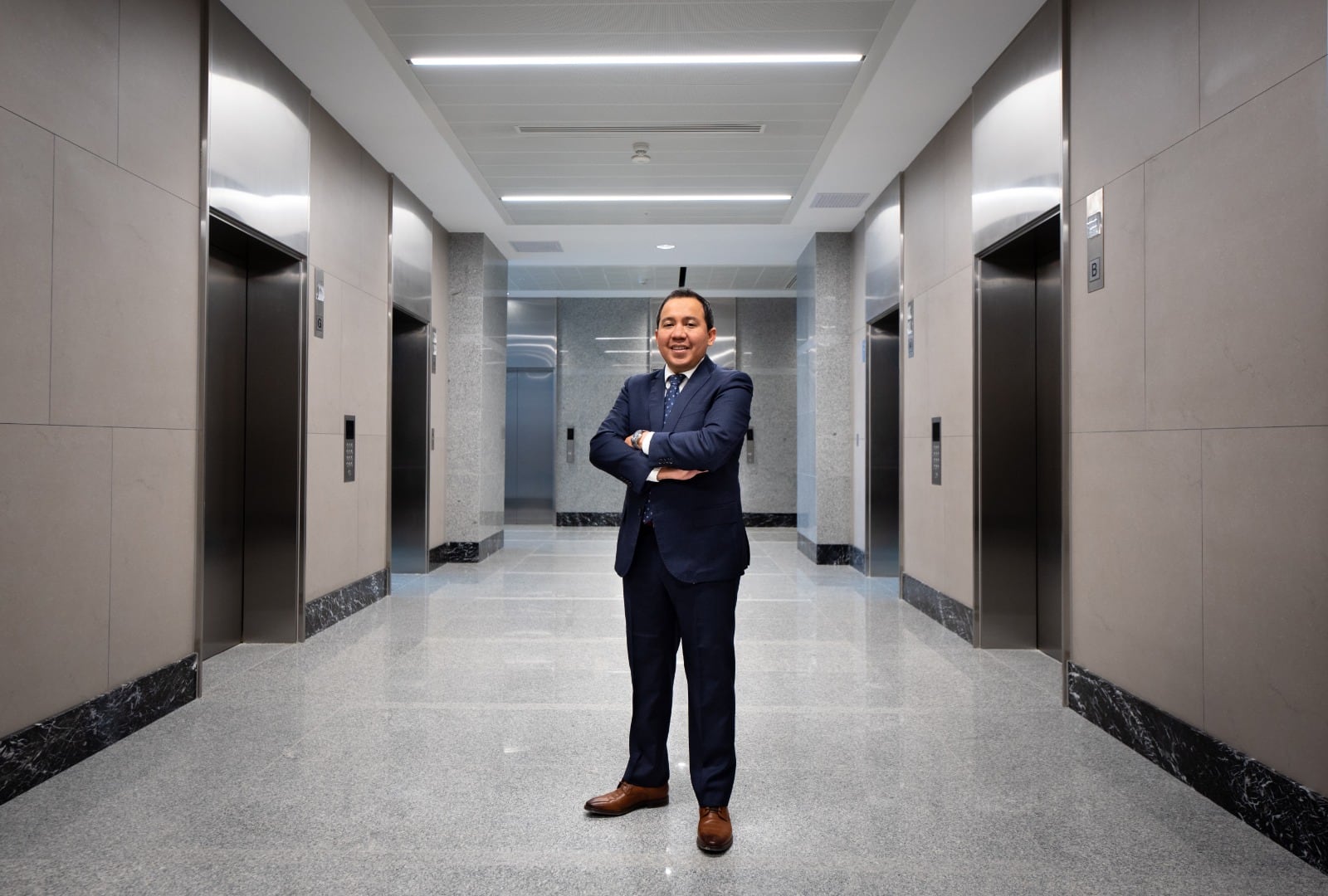Juan Carlos Moreno, gerente general de Capital Center, señaló que la compañía ya busca terrenos en San Isidro para desarrollar nuevos edificios de oficinas, aunque un proyecto de gran escala se concretaría recién entre 2028 y 2029. Foto: Capital Center