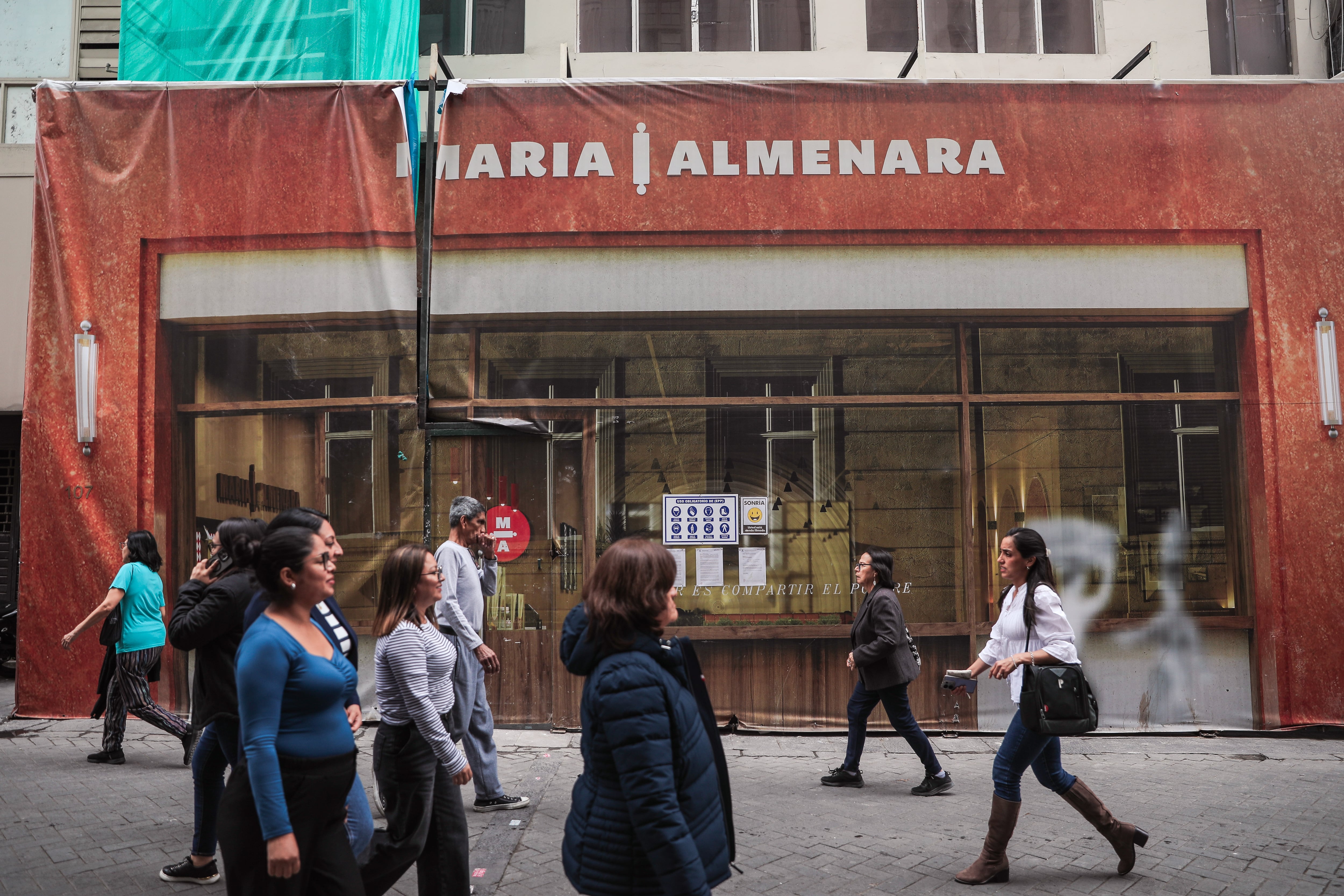 Maria Almenara abrió una de sus sedes en el Centro de Lima, previa adecuación del predio. (Foto: Joel Alonzo)