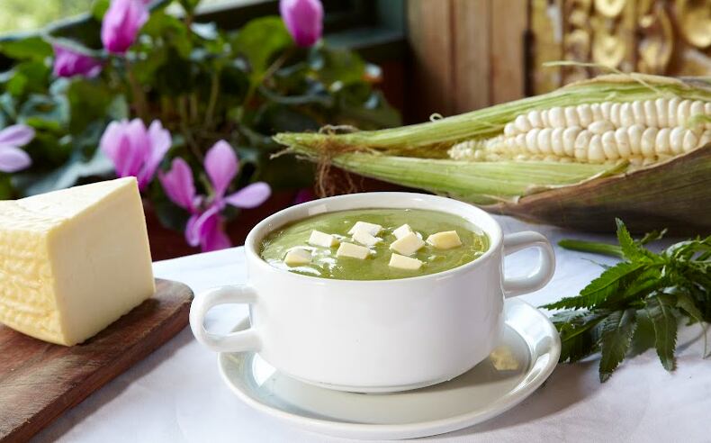 La sara lawa es una crema de choclo al estilo andino. (Foto: Hacienda Huayoccari)