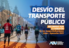 Desvíos y cambios en el transporte público por Juegos Bolivarianos 2025