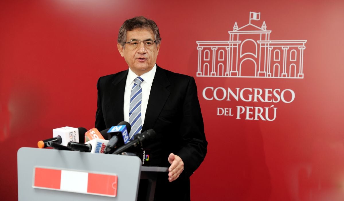 Juan Sheput, ministro de Trabajo y Promoción del Empleo, cuestionó las críticas de la oposición a las declaraciones de Keiko Fujimori sobre el pedido de facultades. Foto: MTPE.