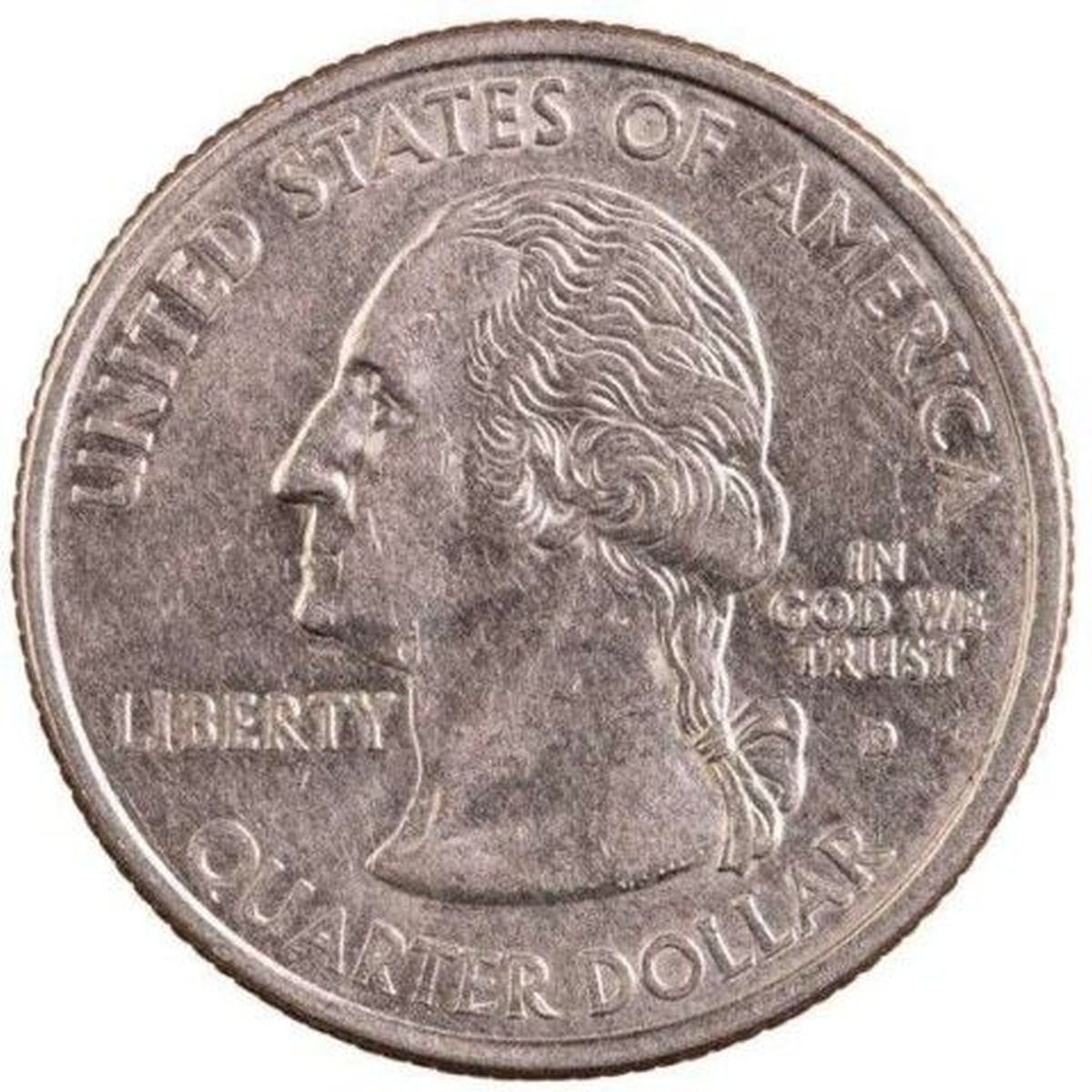Anverso de la Georgia State Quarter de 1999 (Foto: US Coins Guide)