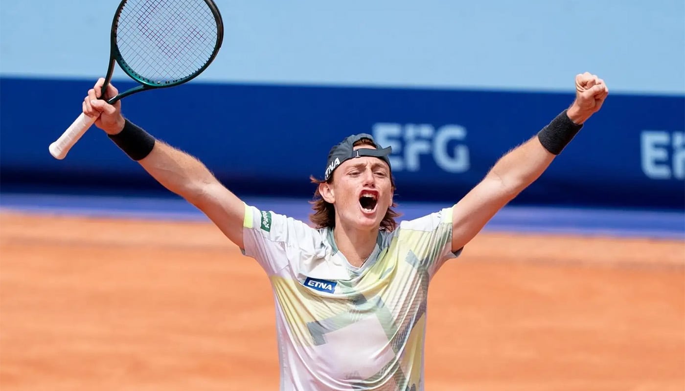 Ignacio Buse logró su primer título ATP tras imponerse en la final del torneo de Hamburgo. | Foto: Andina