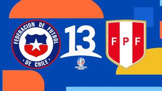Canal 13 transmitió el partido Chile 0-0 Perú por Copa América (21/06/2024)