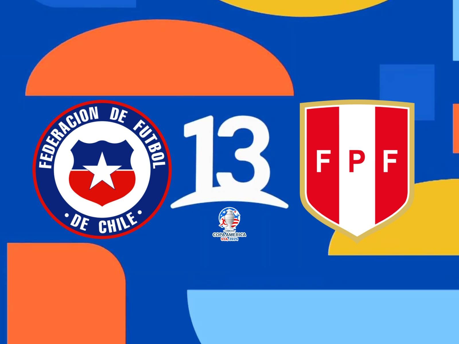 Esta es la señal oficial de Canal 13 (T13) para mirar el partido Perú-Chile este viernes 21 de junio por la jornada 1 del grupo A de la Copa América 2024. (Foto: Canal 13)