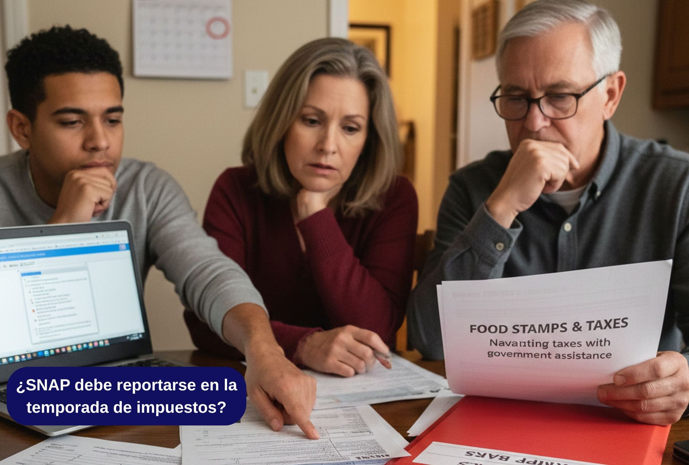 ¿Recibes SNAP? Así afecta (o no) tu declaración de impuestos en 2026 (Crédito: Imagen creada por El Comercio MAG usando la IA de Gemini)