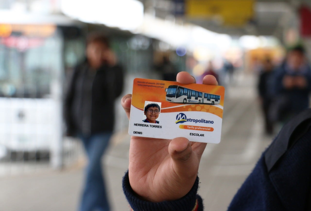 Escolares deben tramitar la renovación de su tarjeta preferencial (Foto: Municipalidad de Lima)