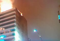 La Victoria: Se registra incendio en edificio multifamiliar en Gamarra
