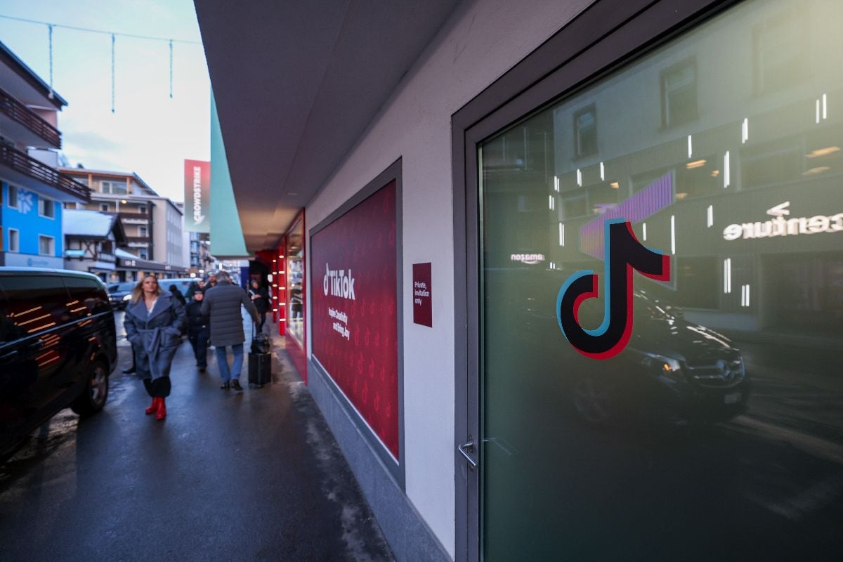 El pabellón de TikTok House en el paseo marítimo, antes del Foro Económico Mundial (WEF) en Davos, Suiza, el lunes 19 de enero de 2026. La reunión anual de Davos, que congrega a líderes políticos, altos ejecutivos y celebridades, se celebra del 19 al 23 de enero. Fotógrafo: Krisztian Bocsi/Bloomberg