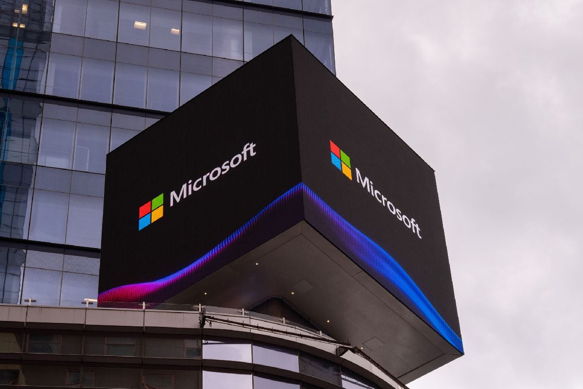 Logo de Microsoft. Foto: Adam Gray/Bloomberg