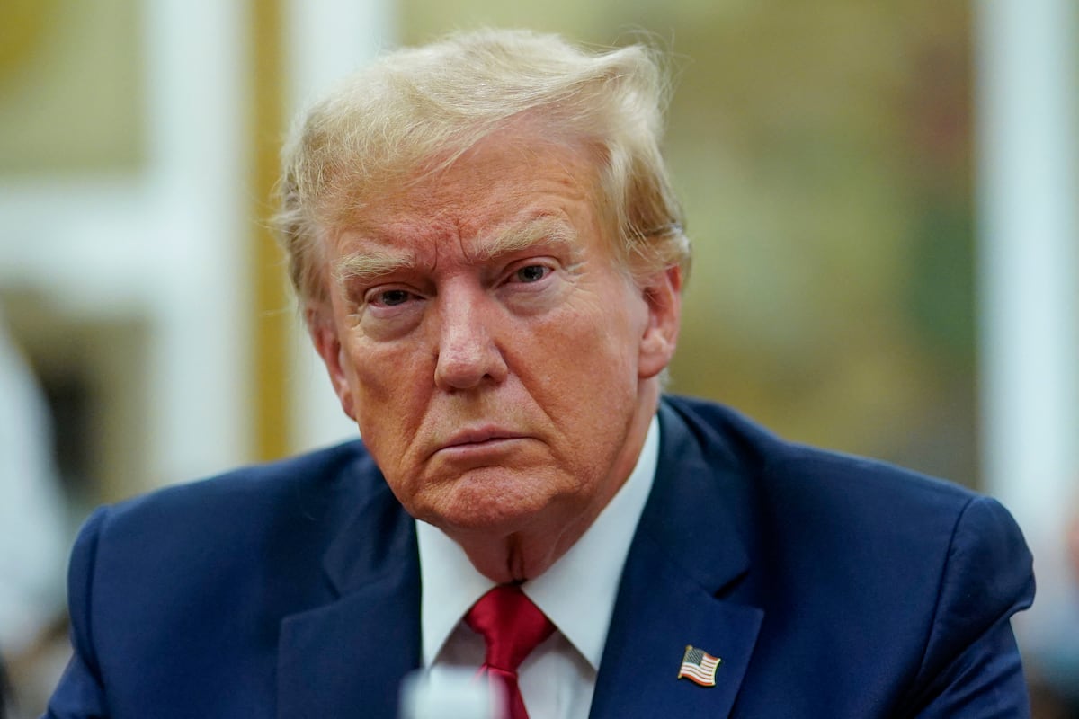 El caso “nunca hubiera sido presentado” si no estuviera “postulándome” a presidente, declaró Trump. (Foto: AFP).
