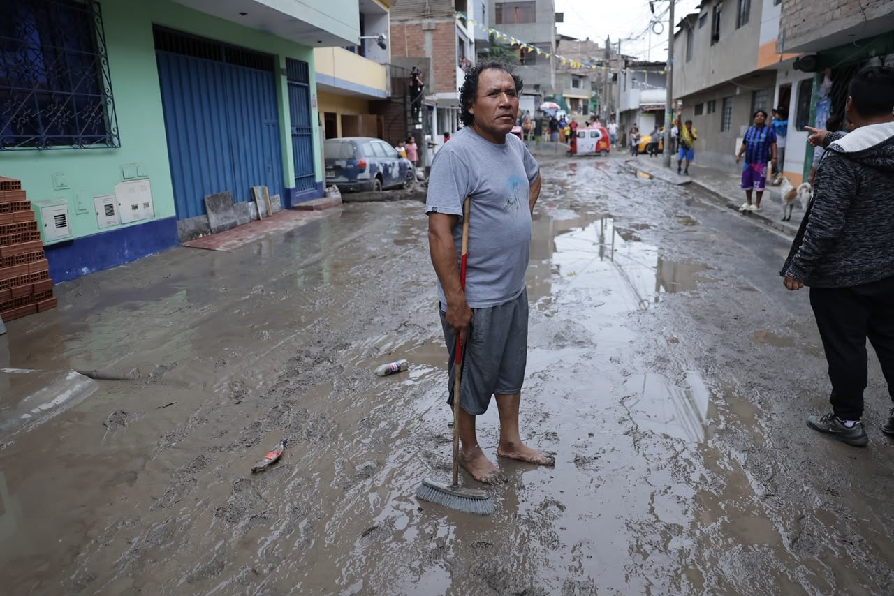 Senamhi informó ayer que Villa María del Triunfo acumula 17.2 mm de precipitaciones en lo que va de agosto, por encima incluso de los 11.6 mm registrados durante El Niño costero del 2023.