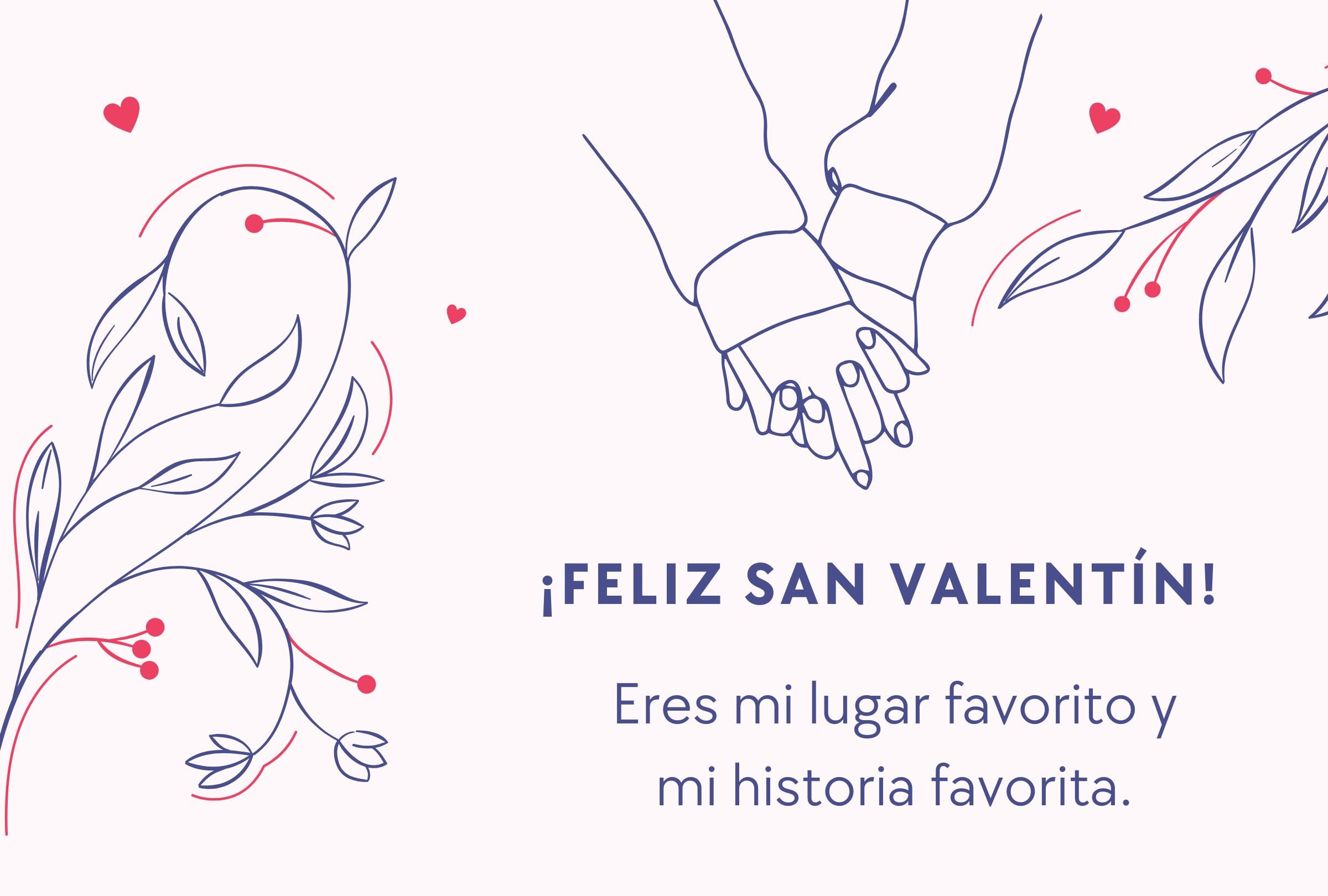 "Eres la razón por la que mi corazón late más fuerte. ¡Feliz San Valentín!" (Foto: Canva.com / Noé Yactayo)