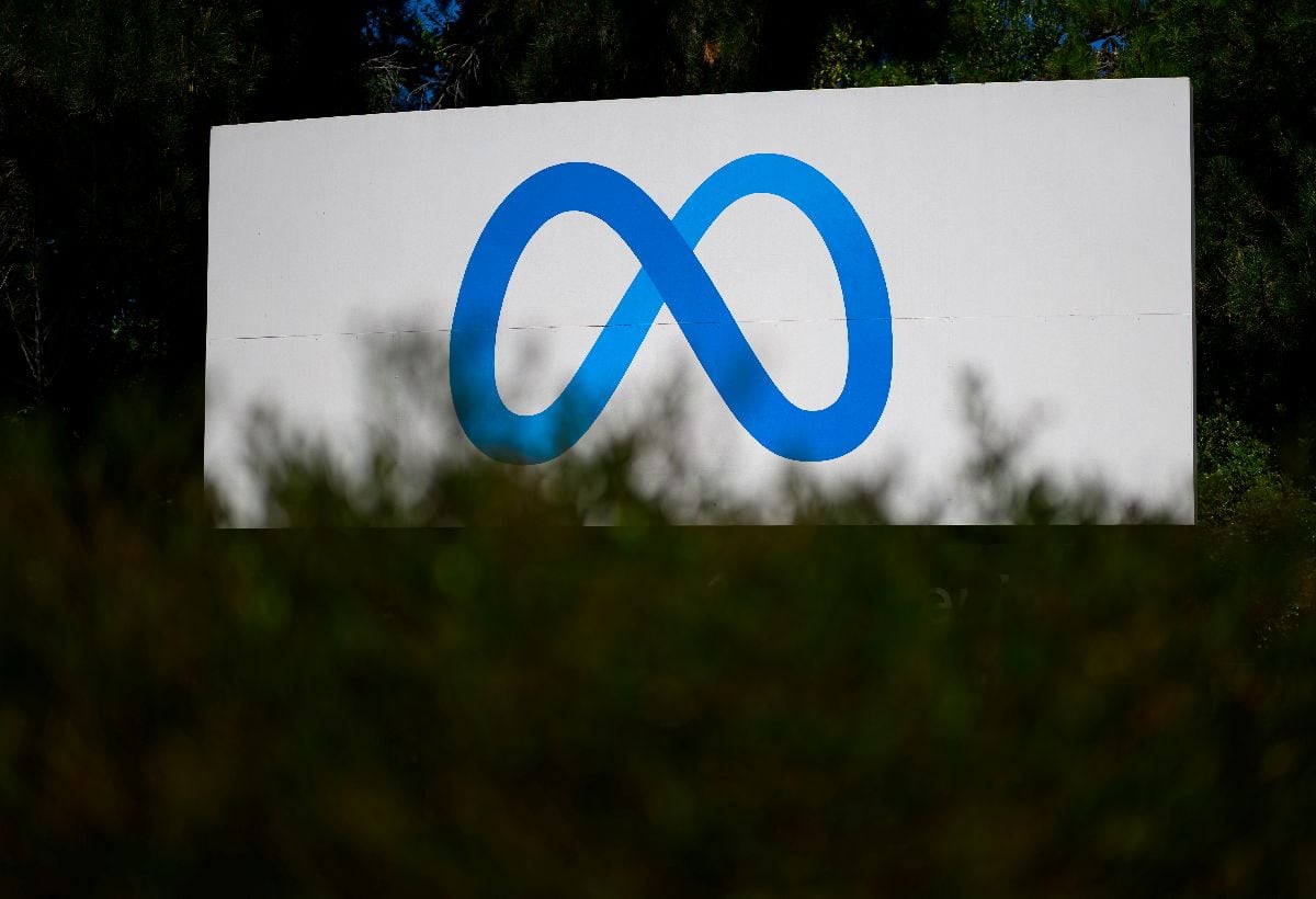 Señalización en el exterior de la sede de Meta en Menlo Park, California (EE.UU.), el miércoles 26 de agosto de 2026. Fotógrafo: Josh Edelson/Bloomberg.