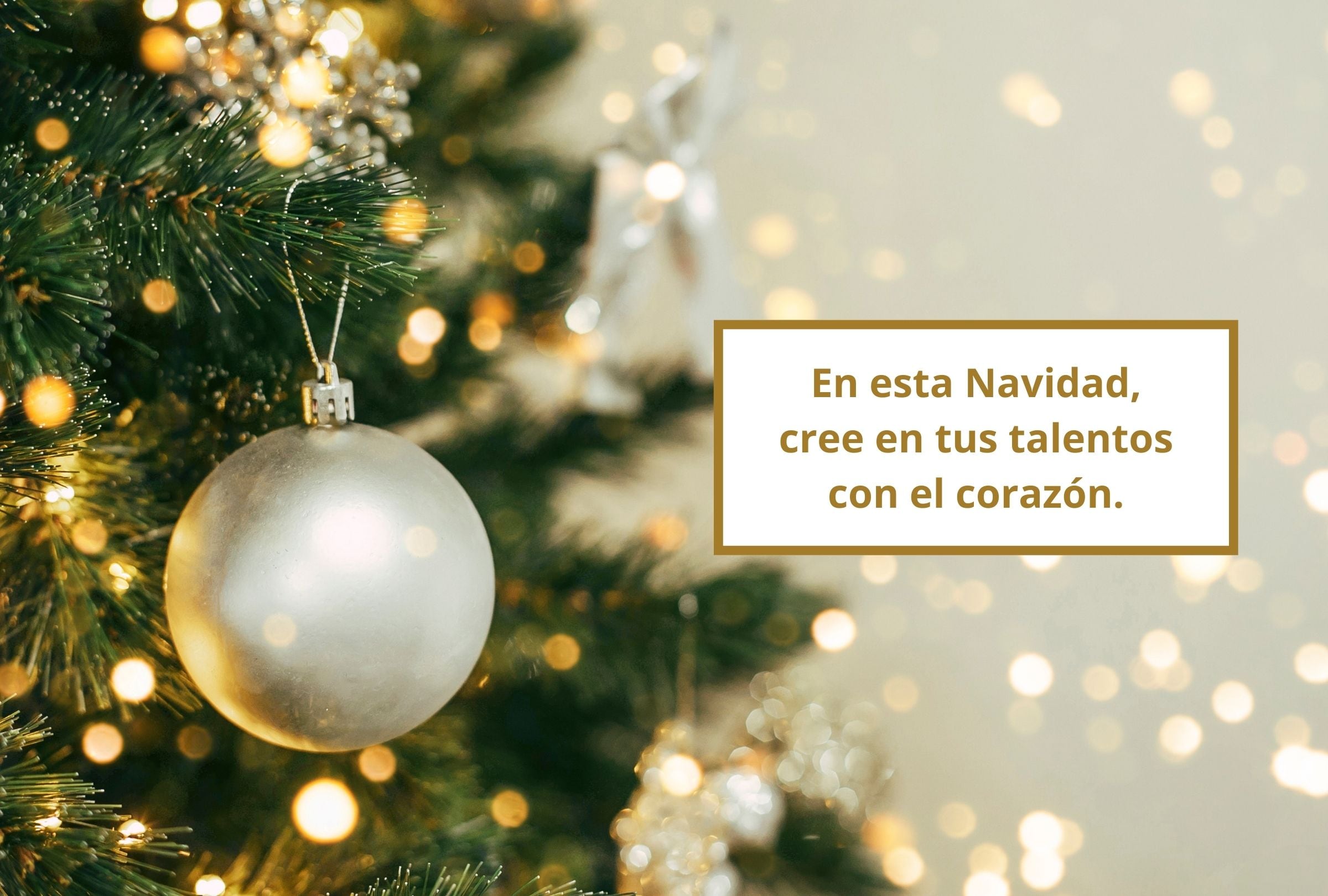 En esta Navidad, cree en tus talentos con el corazón. (Foto: Composición Gestión Mix)